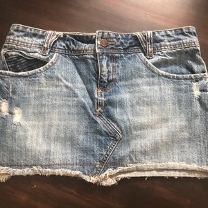 Cute Denim Mini Skirt